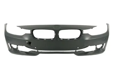 Bara Fata potrivita BMW 3 F30, F31, F80 2011-2015 (cu primer cu orificii senzori parcare, cu gaura pentur camera, cu suport de gauri, grund)