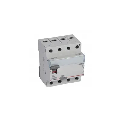 Intrerupator diferential - 4P 400 V~ - 100 mA - 40 A - tip AC