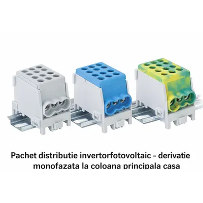 Pachet derivatie monofazata pentru coloana alimentare principala pentru invertor fotovoltaic – derivatie monofazata casa