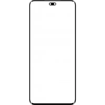 Geam Ecran + Edge Glue / OCA Forward Guard pentru Honor 200 Pro, Negru