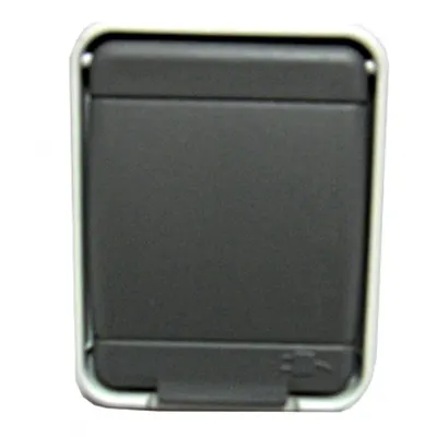 Priza simpla cu pin impamantare IP44, gri/gri