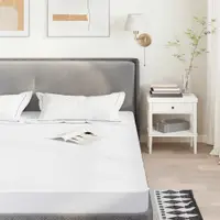 Gossi protectie de saltea, alb, 200x200 cm, impermeabila