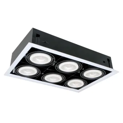 Proiector cu Led Quad612 12w 6xe27 4000k Alb