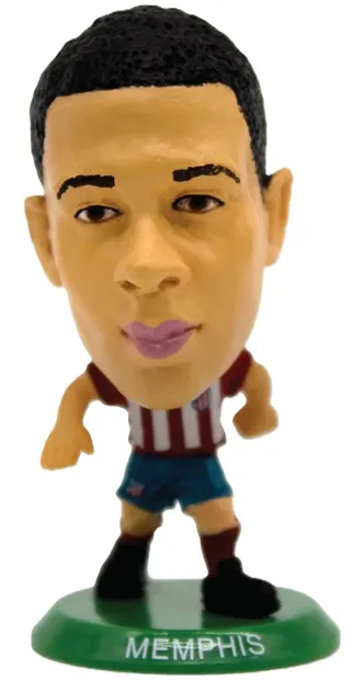 Figurină Creative Toys Sports: Soccerstarz - Atletico Madrid Memphis Depay Home Kit, 5 cm