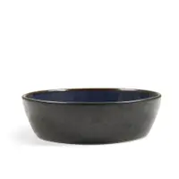 Bol mic negru/albastru din gresie Gastro Dark Blue/Black – Bitz