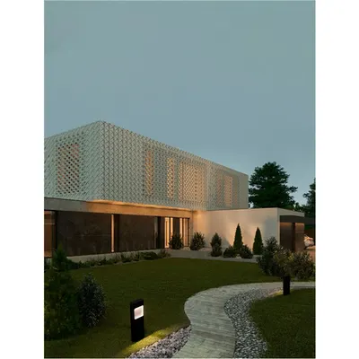 Pitic TALL Nisipiu Negru Aluminiu Sticla Diffuser LED · 4 Wat 220-240 Volt 131Lm · 3000K IP54
