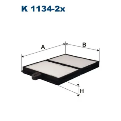 Filtru, aer habitaclu FILTRON K 1134-2x