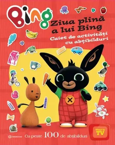 Bing – Ziua plină a lui Bing - Paperback - Bing Bunny