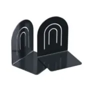 Suport carti/opritor Eagle 9354, 154x125x108mm, metalic, negru, set 2 buc