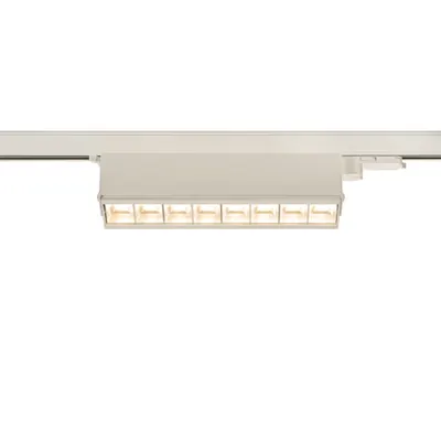Iluminat decorativ pe sina, Traseele MOVE vedere, alb-3 ~ SIGHT MOVE sistem 3 faze lumina alba 3000K