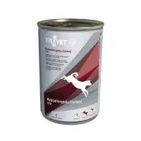 TROVET Hypoallergenic TPD, XS-XL, Curcan, dietă veterinară, conservă hrană umedă monoproteică fără cereale câini, alergii, (pate), 400g