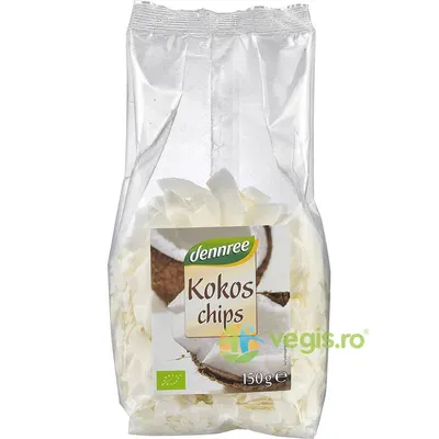 Chips-uri de Cocos Ecologice/Bio 150g