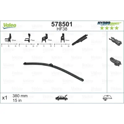Lamela stergator VALEO 578501
