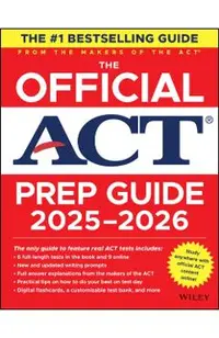 The Official ACT Prep Guide 2025-2026: Book + Online Course -