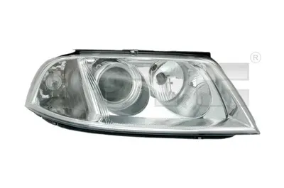 Far dreapta potrivit VW PASSAT 2000-2005 - (H7, reglaj electric, fundal argintiu)