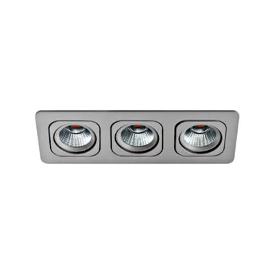 Vascello P3 swivelling 3 x 7W 4000K silver IP20