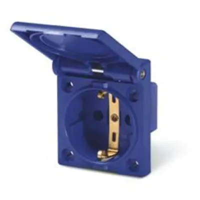 Priza incastratan2P+E 16A IP54 GERMAN SHUTTERED 50X60MM Stecher-PRESENCE