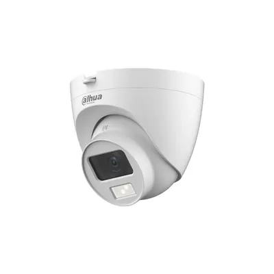 Camera supraveghere Dome cu iluminare duala Dahua HAC-HDW1500CLQ-IL-A-0280B-S3-DIP, 5 MP, 2.8 mm, IR/lumina alba 20 m, microfon
