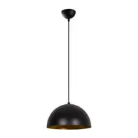 Lustră neagră cu abajur din metal ø 30 cm Coppa – Opviq lights