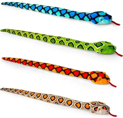 Keel Toys Keeleco - Șarpe, 65 cm, asortiment