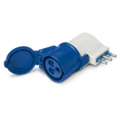 One-Way Adaptornip20 16a 2p+e 250v Italian S17