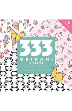 333 Origami Sheets Kawaii Designs: High-Quality Double-Sided Paper Pack Book