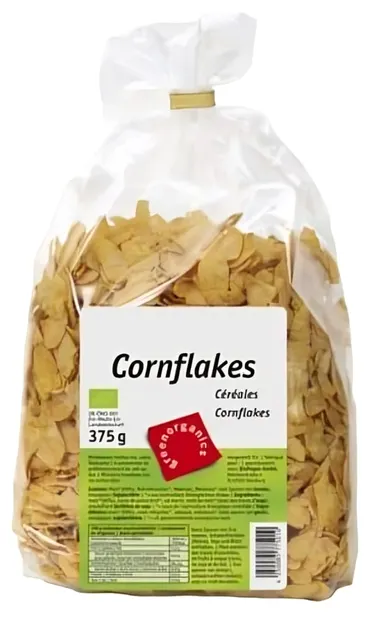 Fulgi de porumb, 375 g, verzi