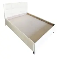 Pat Soft tapitat pentru saltea 140x200, Bej