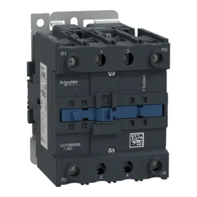 Contactor, TeSys Deca, 4P(2NO+2NC),AC-1, <=440V, bobina 80 A 110V AC 50/60Hz, terminal cu clema cu surub