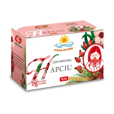 Ceai Hapciu, 20 plicuri, Fares