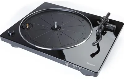 Gramofon Denon - DP-450USB, semi-automat, negru