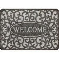 Covor Dreptunghiular pentru Usa de Intrare, Gri, 50 x 80 cm, Antiderapant, Flex 19141/80