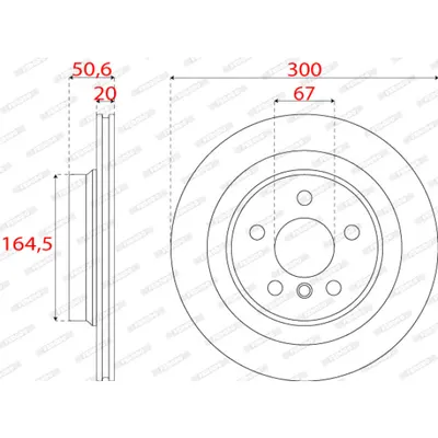 Disc frana FERODO DDF2763C