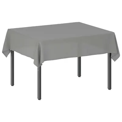 vidaXL Țesătură pentru masă 5 buc. Gri deschis 140 x 160 cm Poliester
