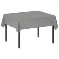vidaXL Țesătură pentru masă 5 buc. Gri deschis 140 x 160 cm Poliester