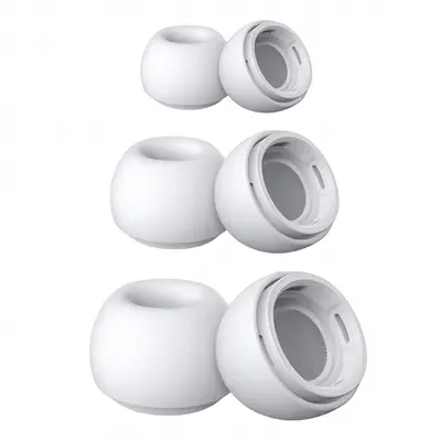 Dopuri Tech-Protect pentru Apple AirPods Pro Series, Marime S / M / L, Albe