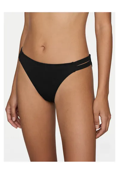 Slip de bikini Femei - Poliester - Negru - Negru