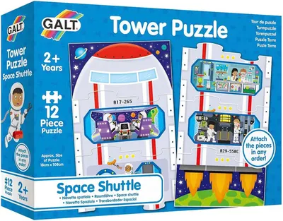 Puzzle turn educațional Galt - Turla spațială