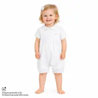 Salopeta bebelusi Chicco, Alb cu model, 01479-70MFCI
