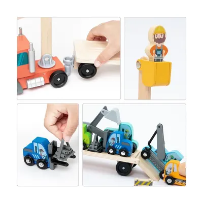 Set vehicule pentru constructii - Santier