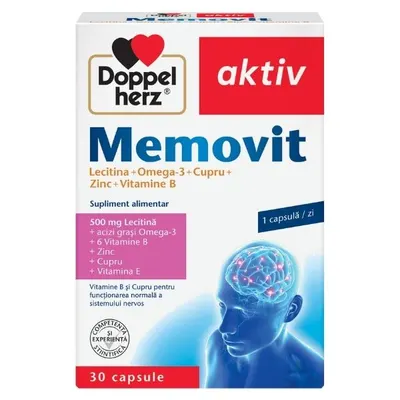 Memovit, Doppelherz Aktiv | 30 capsule