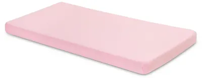 Cearșaf de bumbac pentru bebeluși cu elastic Sensillo - Jersey Deluxe, 120 x 60 cm, roz