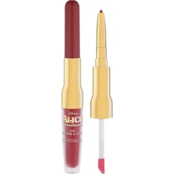 Catrice Disney Alice in Wonderland ruj și creion pentru conturul buzelor 2 in 1