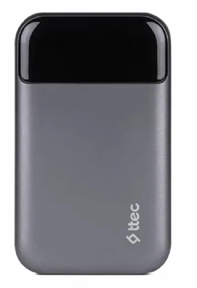 Baterie portabilă ttec - ReCharger Pro, 20 000 mAh, gri