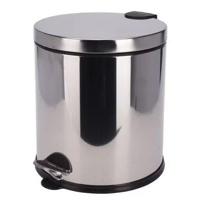 Coș de gunoi din oțel inoxidabil, 20L, cu pedală, sistem soft-close