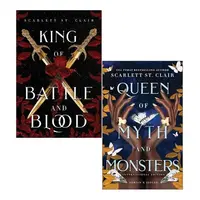 Adrian X Isolde Series Collection 2 Books Set By Scarlett St Clair (King of Battle and Blood, Queen of Myth and Monsters)