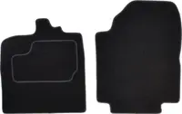 Covorase auto (fata, velur, 2 bucati, culoare negru) SMART FORTWO dupa 2007