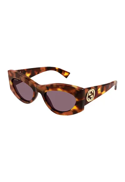 Ochelari de soare cat-eye - Maro