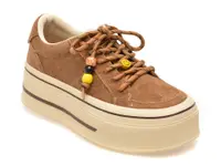 Pantofi sport GRYXX maro, 7979, din piele intoarsa