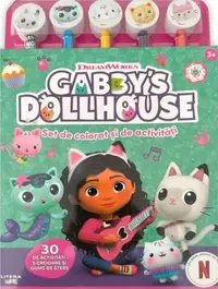 Gabby's Dollhouse. Set de colorat și de activități - Paperback brosat - ***